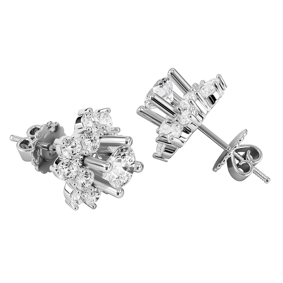 BÔNG TAI KIM CƯƠNG 18K